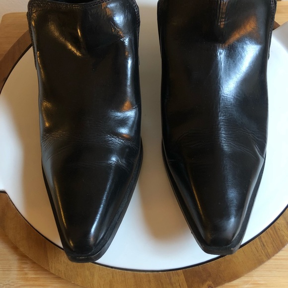 Leather Western Snakeskin Shoe Boot - Picture 5 of 11